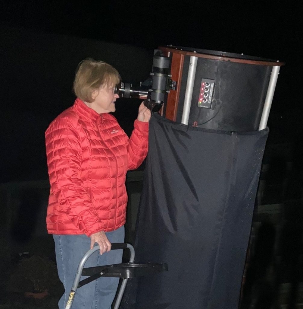 A Bright Starry Night For Connie And Carolyn