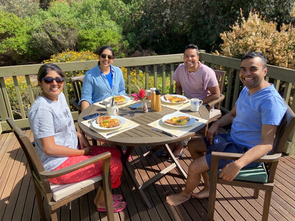 Following A Great Night Under The Stars, It's Breakfast Under The Sun!