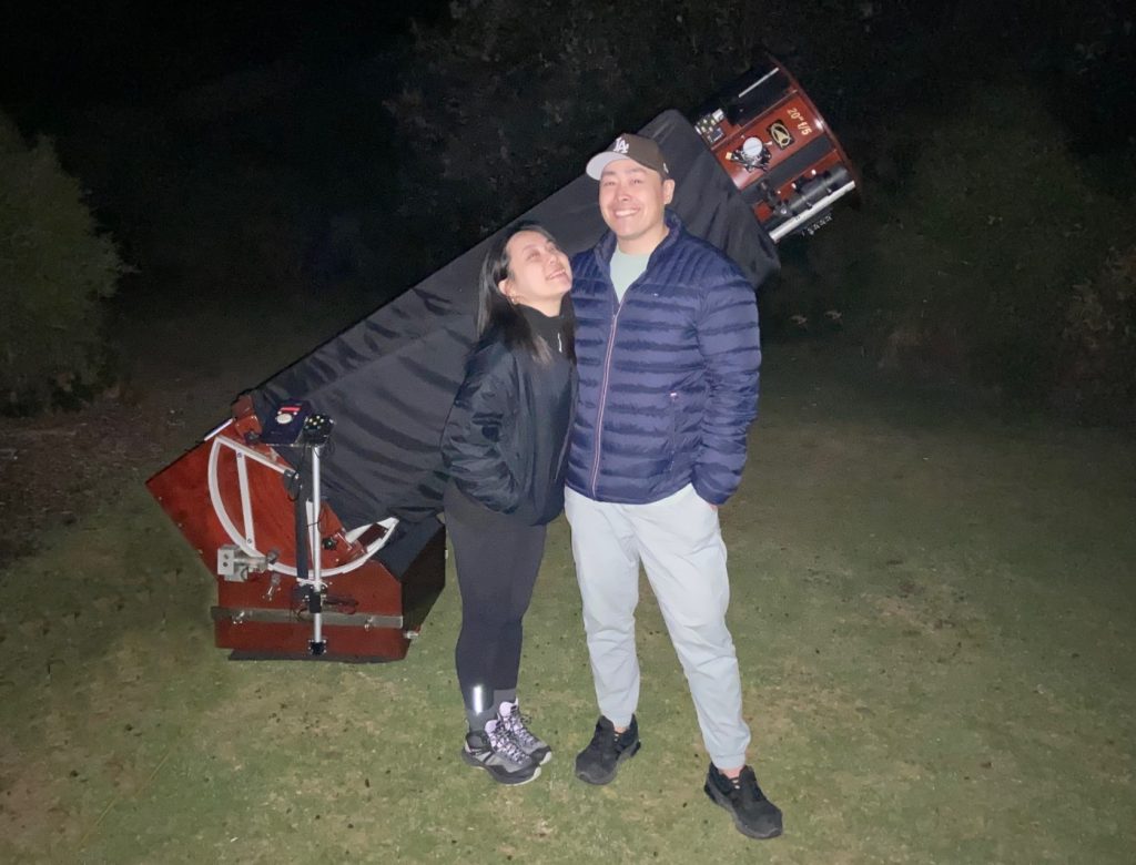 George And Kim Enjoy Southern Sky Giants