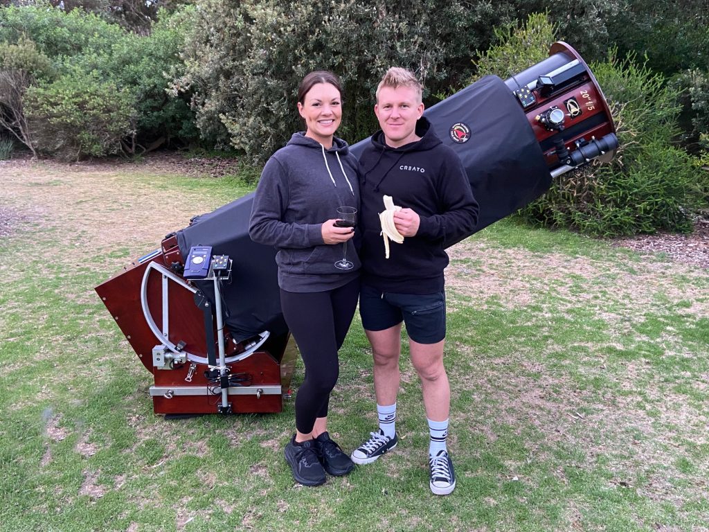 Bonny Shares Her Love Of The Stars With Adam