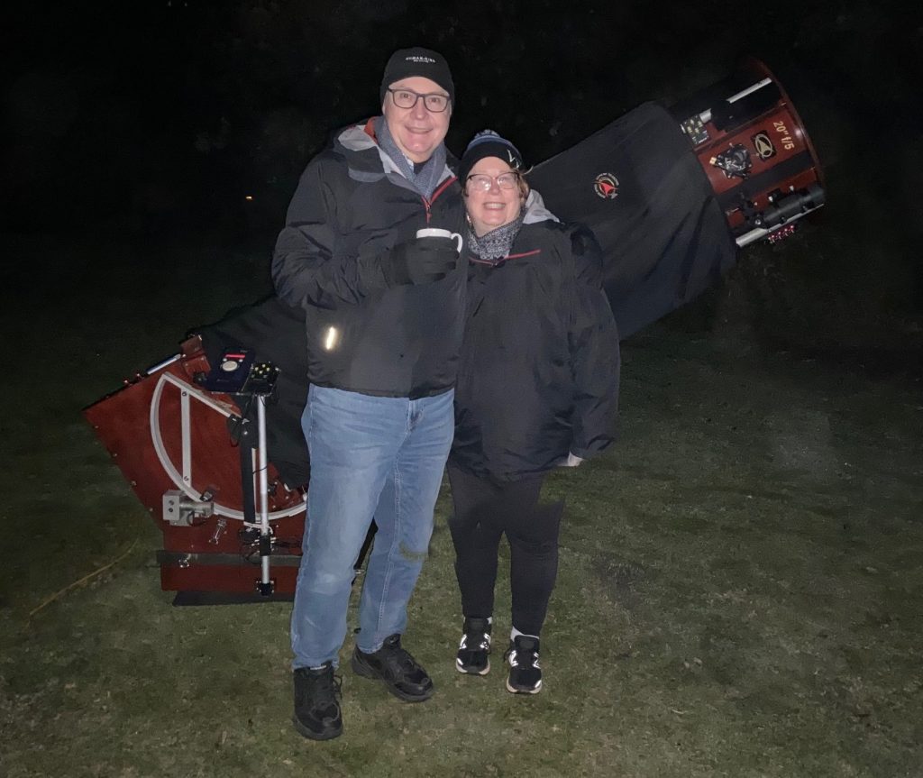 Mark And Linda From The U.S.A. Enjoy Starry Skies Downunder