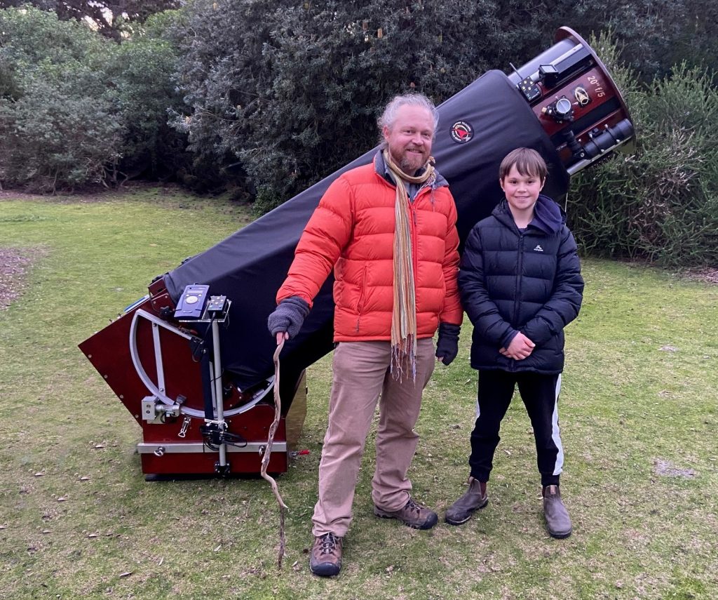 Astrophysics Graduate And Son Enjoy A Grand (Astronomy) Tour
