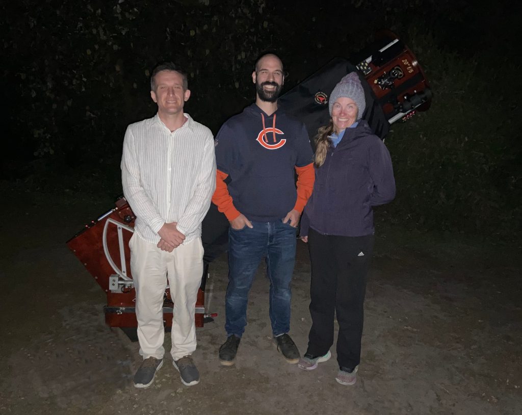 Holiday Makers Enjoy A Night Under The Stars