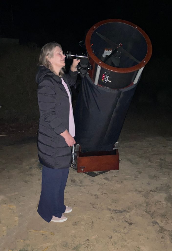 Kylie's Astronomy Tour Gift Brought The Stars To Her Back Door