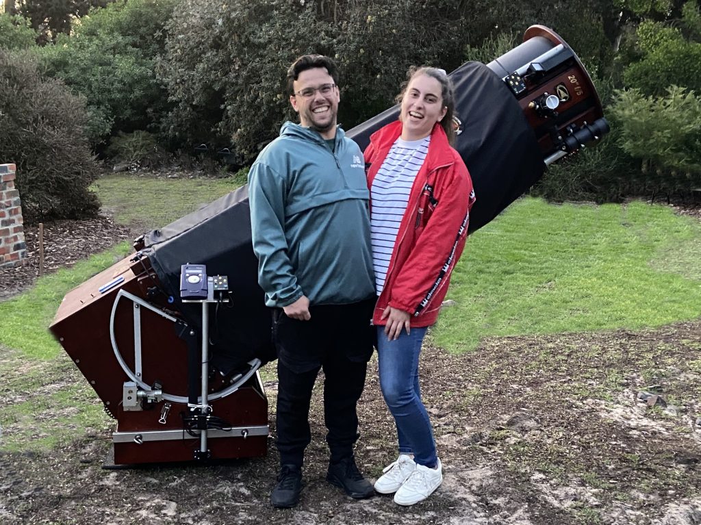 Southern Sky Best On Display For Gideon And Alexandra